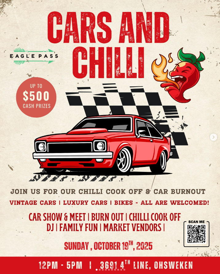 Eagle Pass - Cars & Chilli flyer